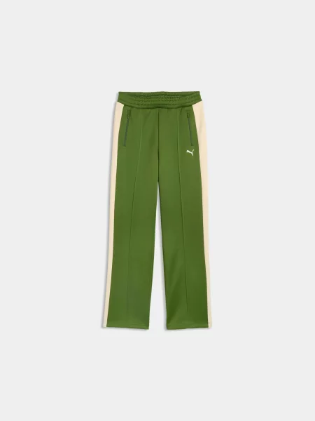 Спортивні штани PUMA T7 Pants комбінований верх зелений