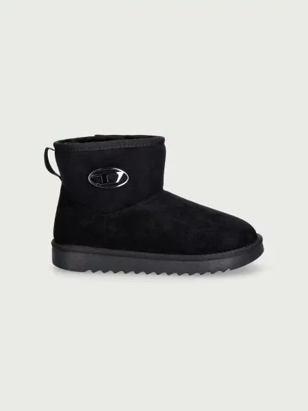 Diesel cizme de zăpadă pentru copii D-DAATEN BOOTS negru