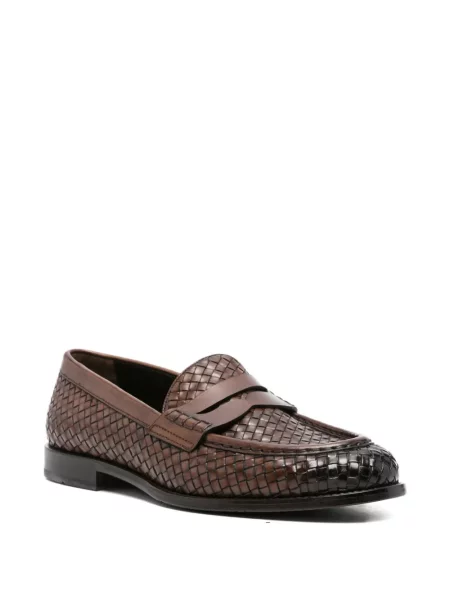 Pantofi loafer John Harrison din piele maro