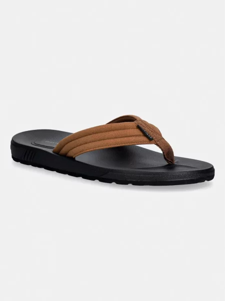 Tommy Hilfiger žabky MOLDED HILFIGER LTH BEACH SANDAL hnědé