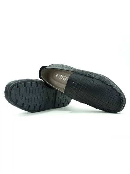 Мокасины Stepter черные