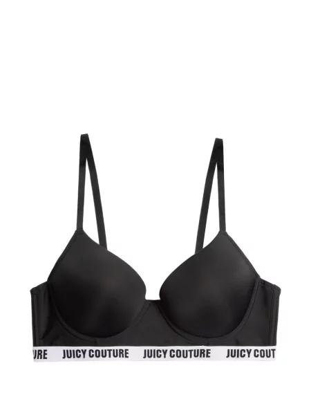 Melltartó Juicy Couture autogrammal fekete