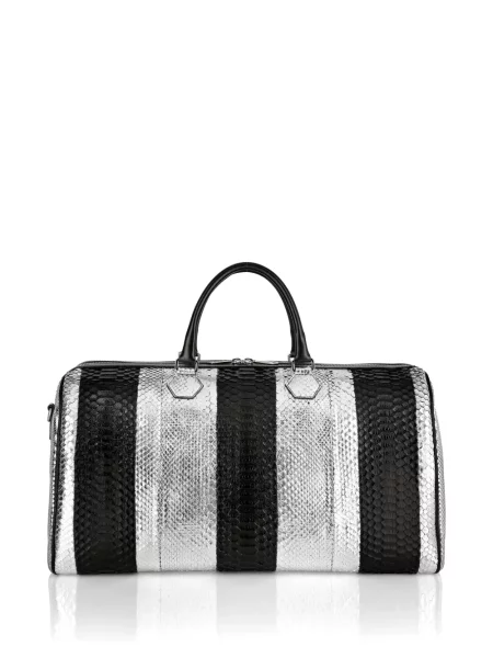 Geantă Philipp Plein din piele negru