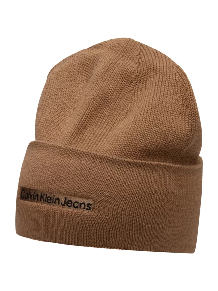 Calvin Klein Căciulă Inst Embro Bej negru