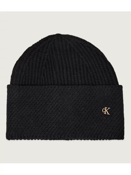 Calvin Klein De lână căciulă negru