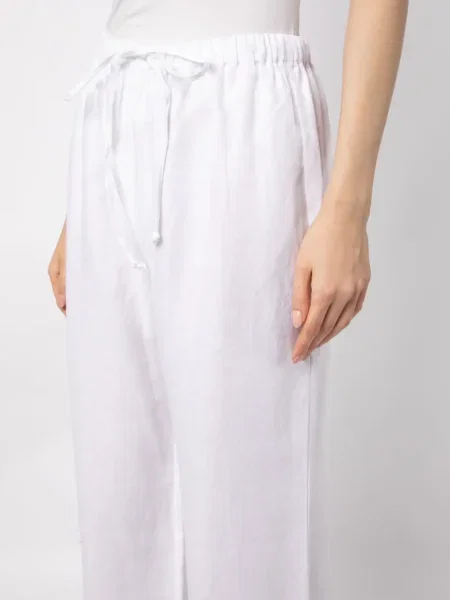 Pantaloni Reformation de in alb