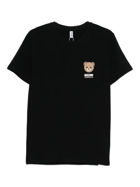 Tricou Moschino cu autograf negru