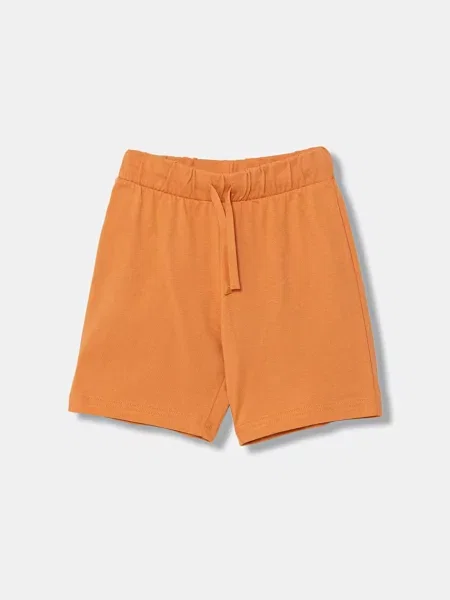 United Colors of Benetton teplákové šortky oranžové