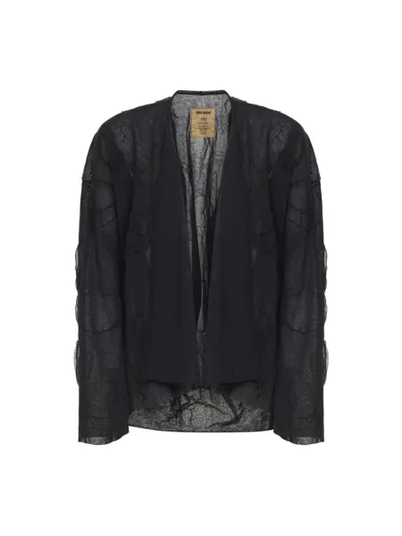 Dzianinowy kardigan Uma Wang czarny