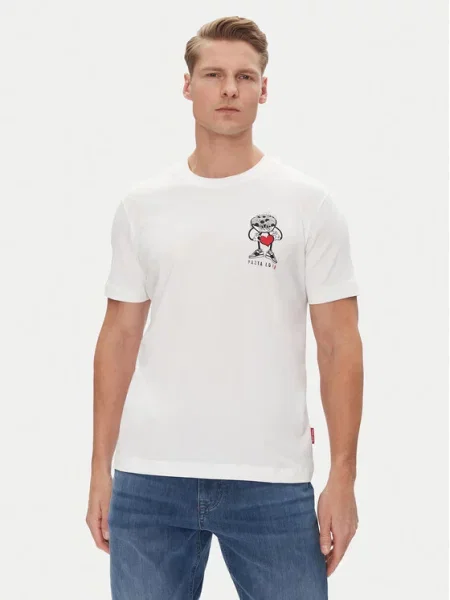 JOOP! Jeans Футболка 15 Modern Fit білий
