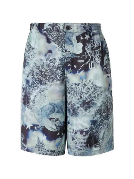 Pantaloni scurți Off-white cu imagine alb
