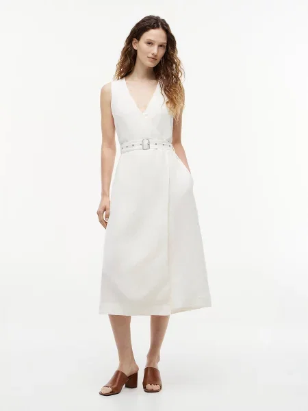 TOMMY HILFIGER Rochie murdar alb