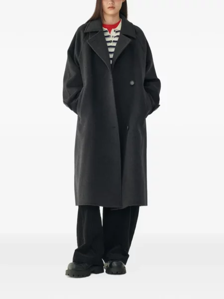 Dvouřadý kabát Tomboy šedý
