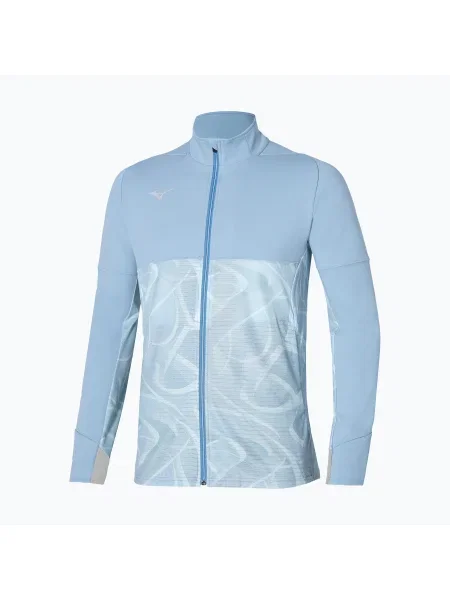 Férfi Mizuno Paris Athlete Hybrid Warm Up glacier Lake kabát. Méret: S kék