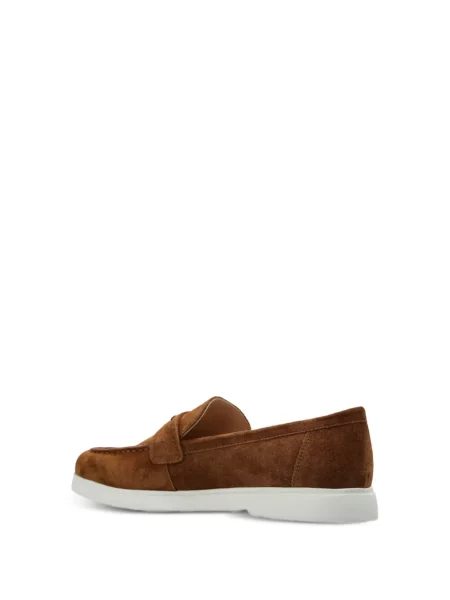 Szarvasbőr loafer Furla barna