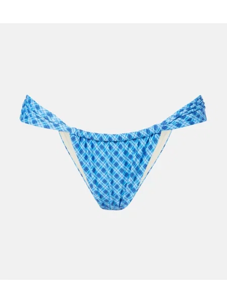 Bikini Montce în carouri albastru