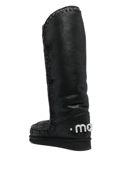 Botine Mou negru