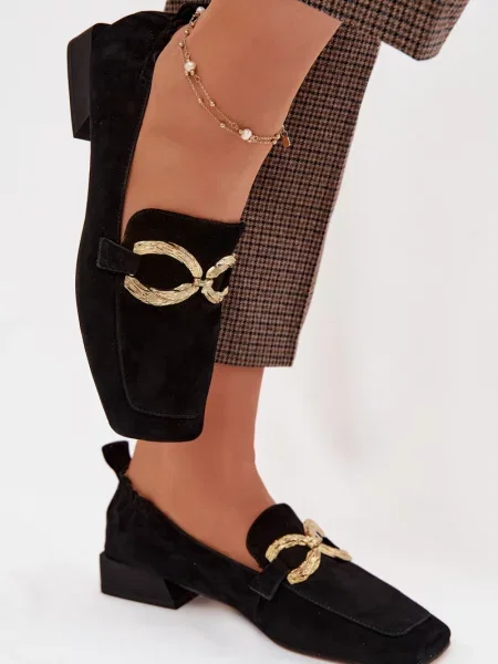 Mokasíny S. Barski černé