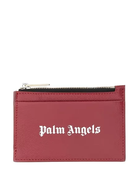 Portofel Palm Angels din piele roșu