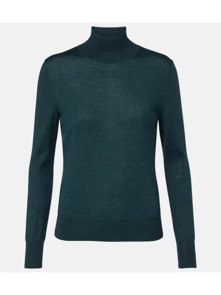 Heláncă Carolina Herrera de lână verde