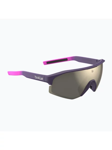 Слънчеви очила Bollé Lightshifter burgundy pink matte/tns gold виолетово