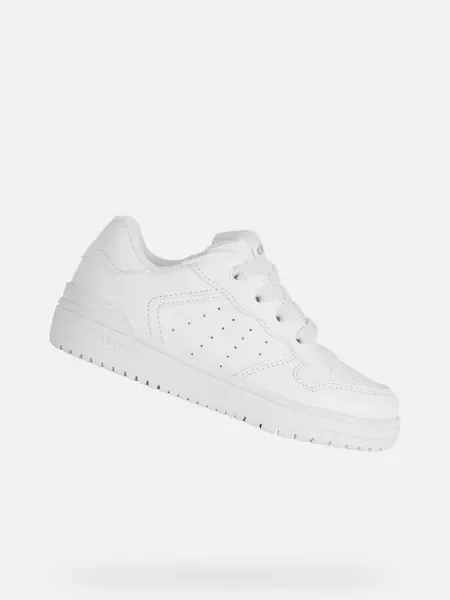 Sneakerși Geox alb