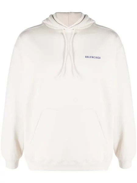Hanorac cu glugă Balenciaga cu imagine cu cordon