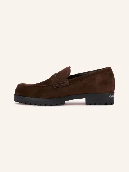 Christian Louboutin Mokasíny Cavavin tmavě hnědá