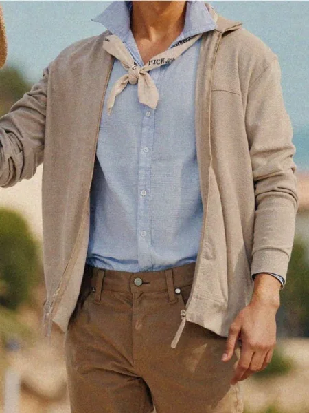 Sinsay Bluza z długim rękawem beżowy