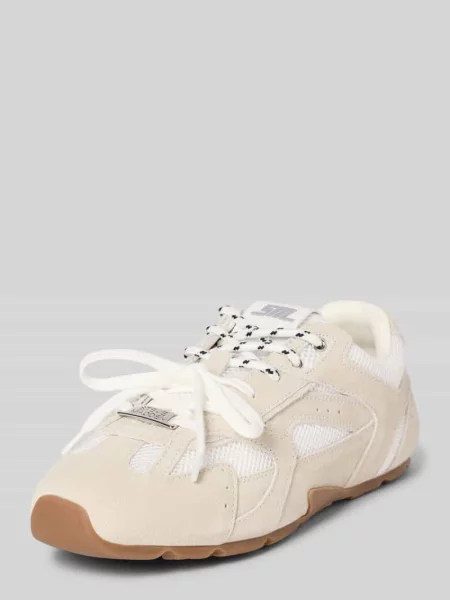 Sneakersy z Detale z logo Model Asiel' Steve Madden białe