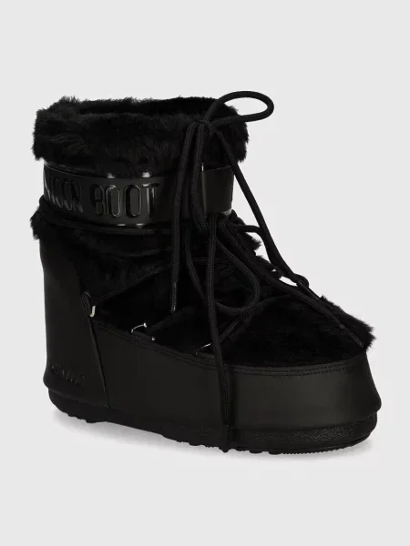 Moon Boot Snehule Moon Boot MB ICON LOW FAUX FUR čierna