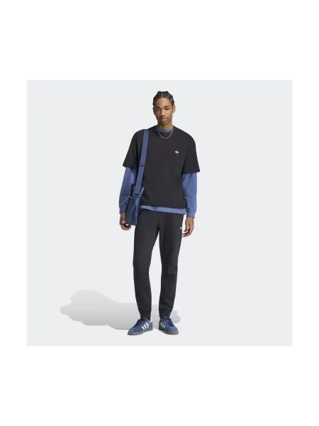 Adidas Originals majica za muškarce od pamuka Trefoil Essentials crna