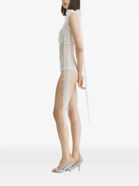 Body 2310 Studio din dantelă alb