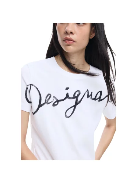 Tričko Desigual biela