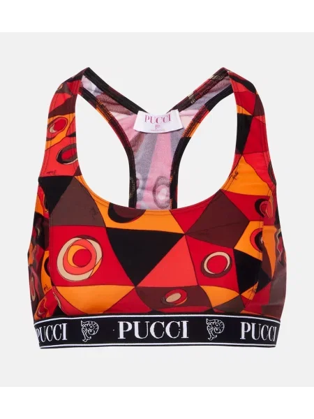 Sutien sport Pucci portocaliu