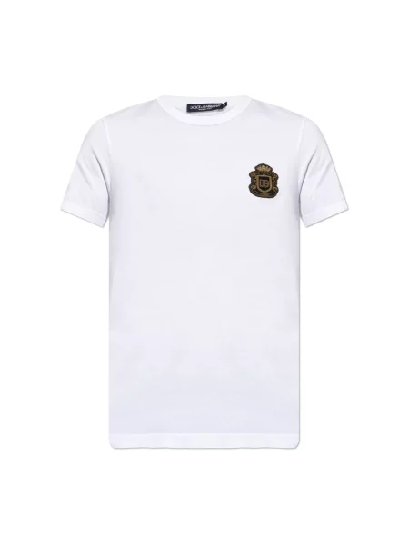 Koszulka Dolce And Gabbana z logo biała
