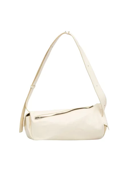 Sunnei torebka crossbody skórzana beżowa