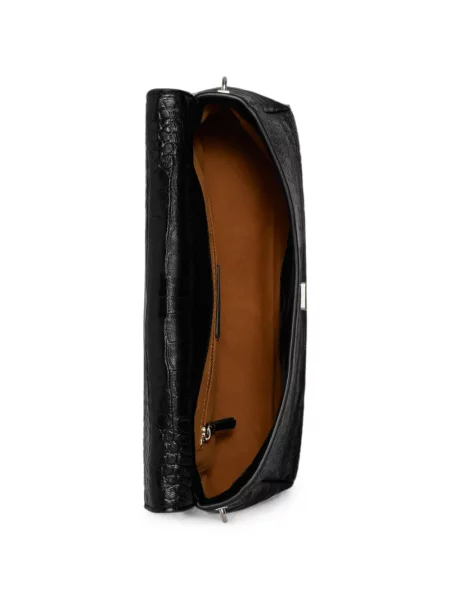 Geantă shopper Tory Burch cu autograf negru