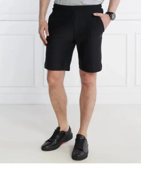 BOSS GREEN Pantaloni scurți Hecon Active | stretch negru