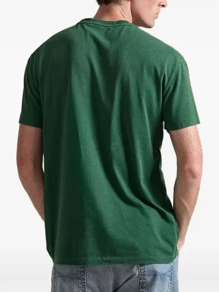Bőr húzózsinór pólóing Polo Ralph Lauren barna