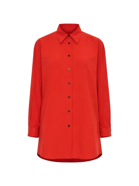 Kołnierzykowy koszula Dusan czerwona