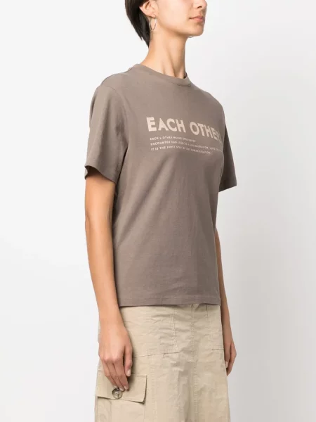 Tricou Each X Other cu imagine maro