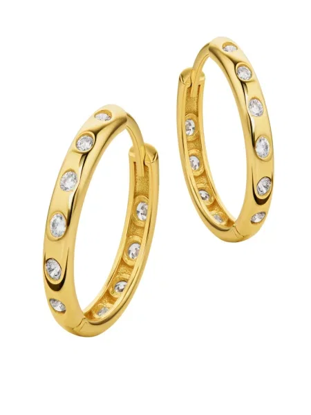 DIAMANT LETERNEL Náušnice Ohrringe aus Gelbgold zlatá