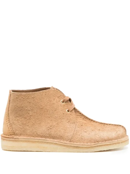Ghete desert Clarks cu șireturi din dantelă maro