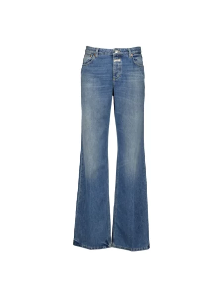 Szerokie jeansy Closed niebieskie