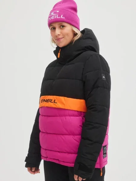 Kurtka kangurka zimowa na narty i snowboard O'neill czarna