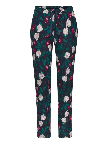 S.Oliver Pantaloni de pijama albastru marin / verde smarald / roșu vin alb