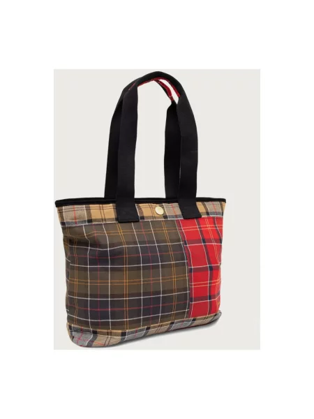 Barbour torebka shopper Mya zielona