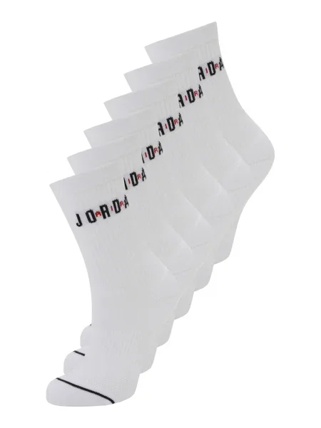 Jordan Nogavice Everyday rdeča / črna bela