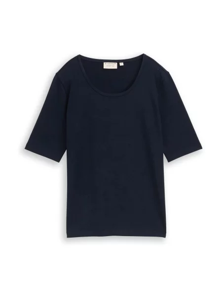 TOM TAILOR Tricou închis albastru
